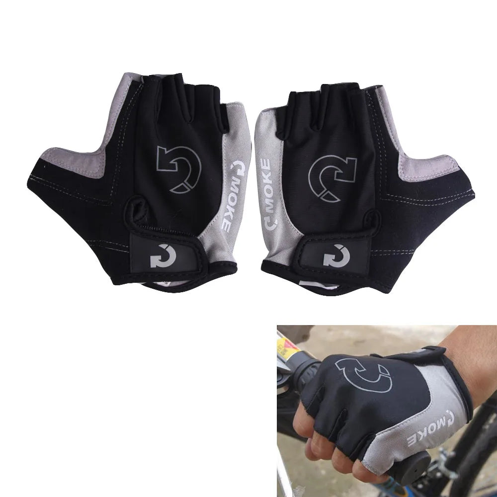 Half Finger Cycling Gloves | Anti Slip Gel Pad