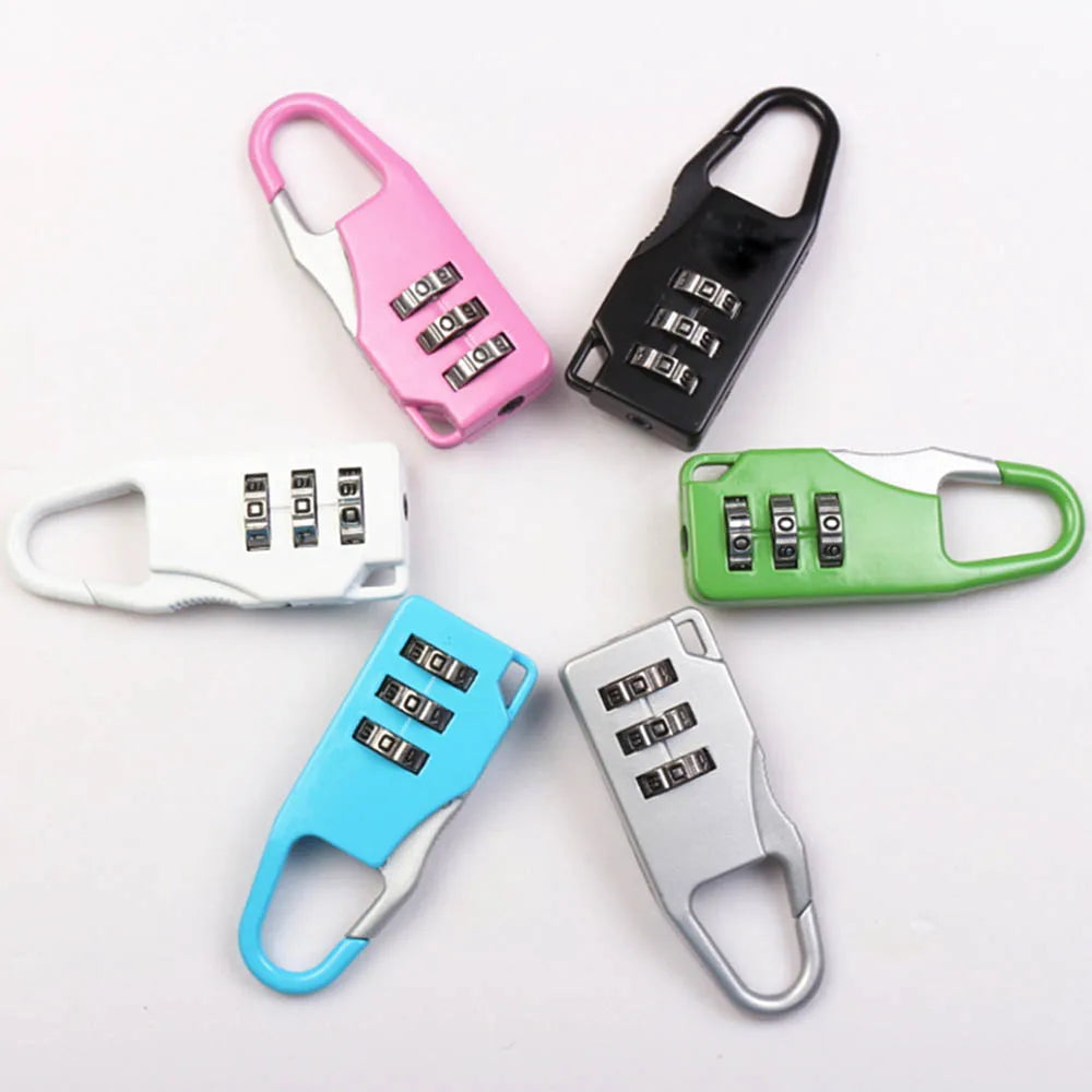 Mini Dial Digit Lock (3 pack)