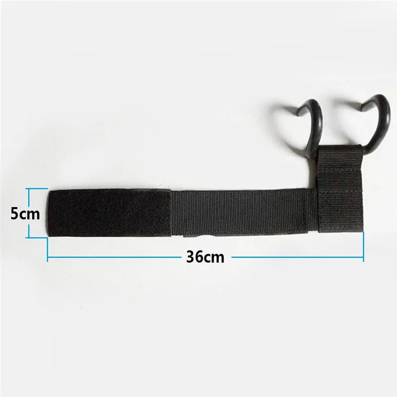 Adjustable Strong Steel Hook Grips Straps (1 pair)