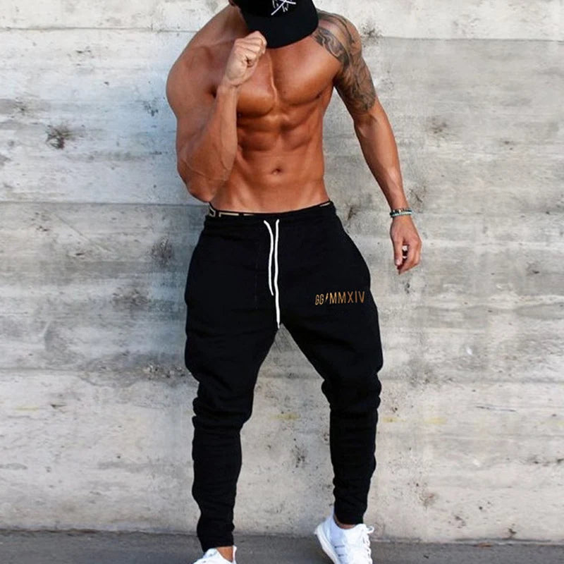 Men's Black Joggers Sweatpants