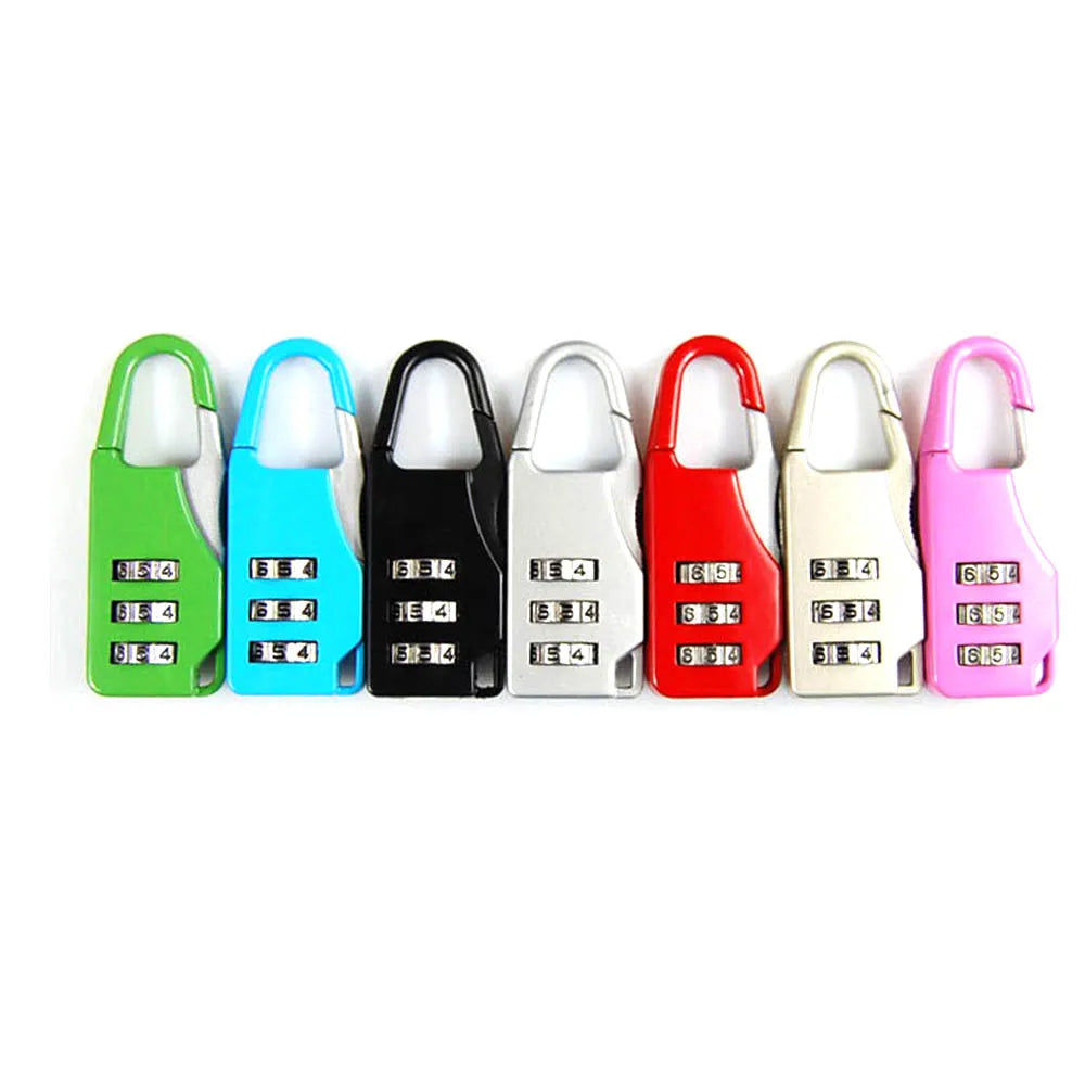 Mini Dial Digit Lock (3 pack)