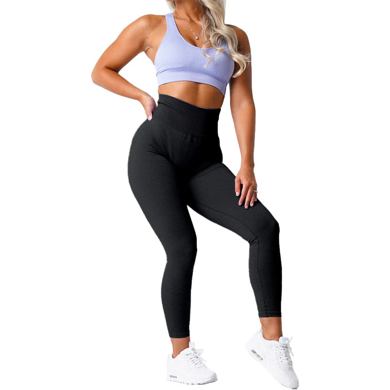 Seamless Leggings - Women Soft Workout