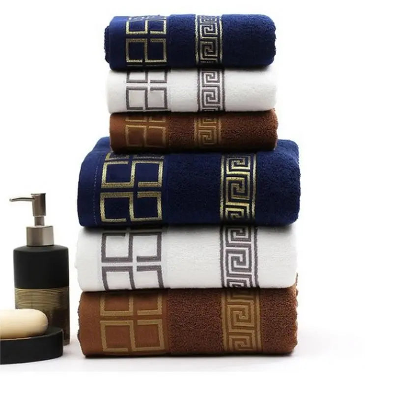 Luxury Cotton Towel Set - 3pcs