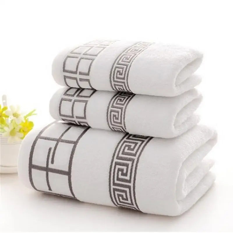 Luxury Cotton Towel Set - 3pcs