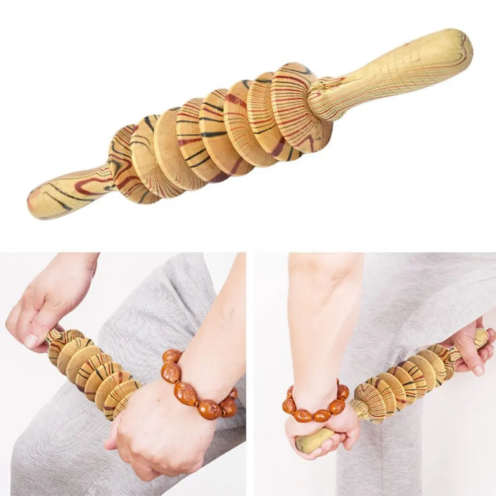 Wooden Exercise Roller