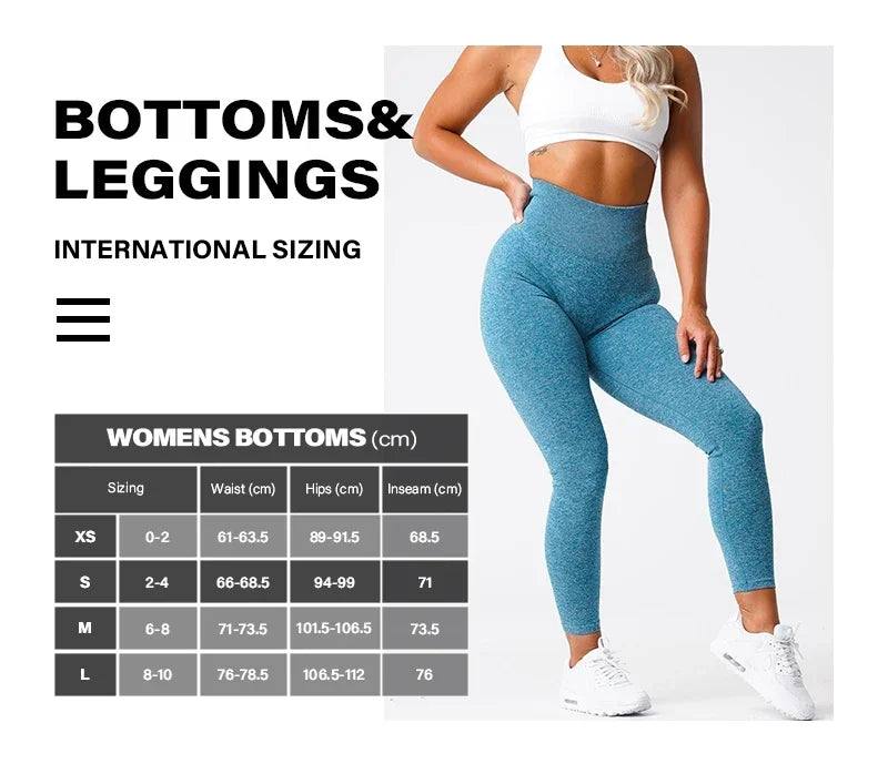 Seamless Leggings - Women Soft Workout