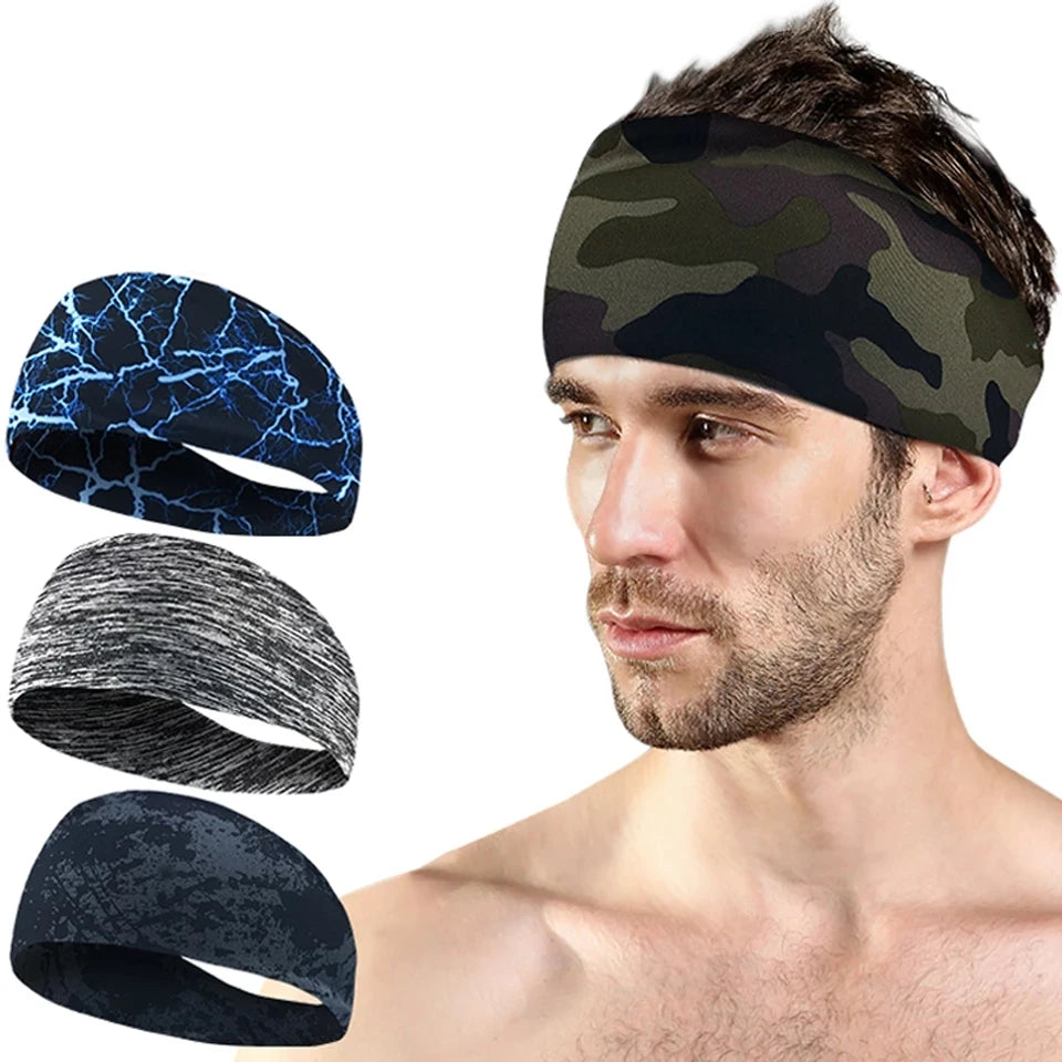 Elastic Absorbent Sport Sweat Headband